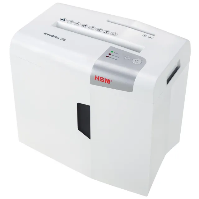 HSM shredstar X5 papiervernietiger, 4,5 x 30 mm wit
