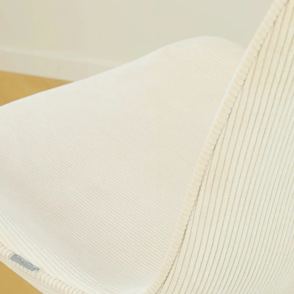 Nolon Nout-Fé bureaustoel rib beige - zwart onderstel, foto 4