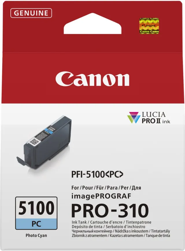 Canon PFI-5100 PC inktcartridge 1 stuk(s) Origineel Foto cyaan