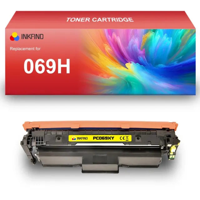 INKFIND 069H Geel tonercartridge compatibel met Canon 069H Geel toner cartridge - 1-pack Geel