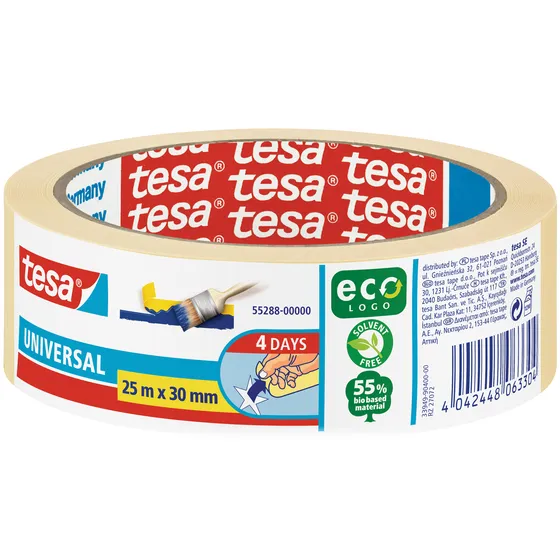 Tesa Afplaktape tesa® Economy 30mmx25m geel
