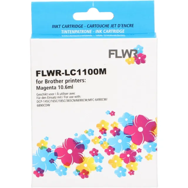 FLWR Brother LC-1100M magenta