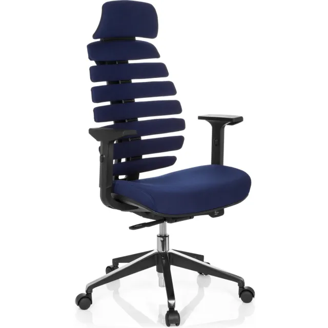 hjh office Bureaustoel ERGO LINE II PRO Stof blauw hjh OFFICE