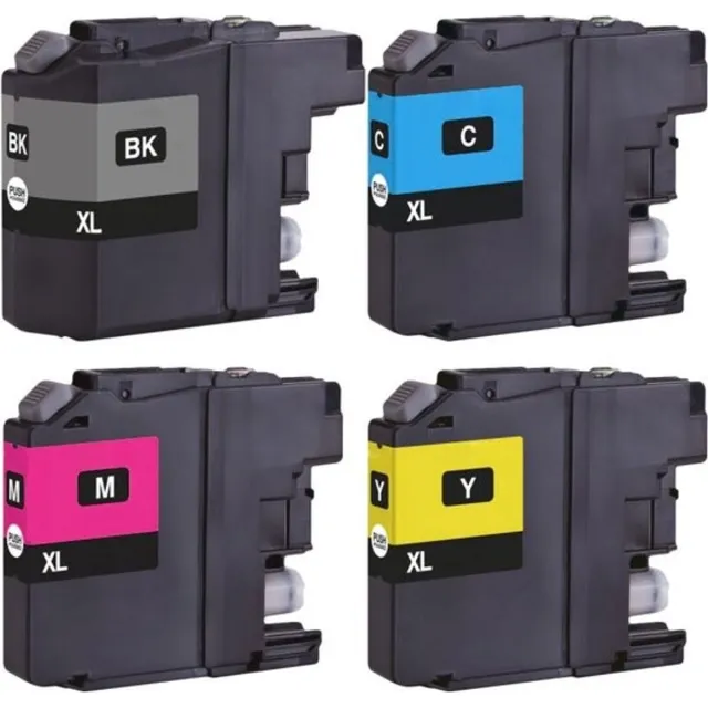 Inktkeuze LC-223 XL Zwart + Alle Kleuren - Huismerk inktcartridge compatible met Brother DCP J4120 DW \ DCP J562 DW \ MFC J4420DW \ MFC J4620DW \ MFC J4625DW \ MFC J480 DW \ her MFC J5320 DW \ MFC J5620 DW \ MFC J5625 DW \ MFC J5720 DW \ MFC J680 DW Zwart, Cyaan, Magenta, Geel