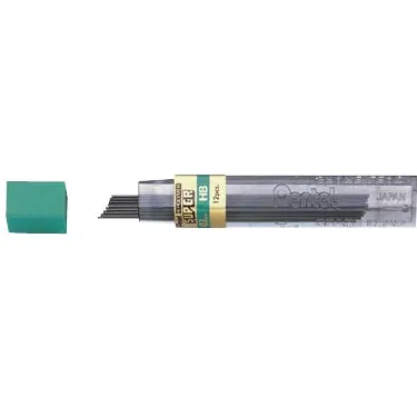 Pentel potloodstiften, 0,7 mm, 2B, etui van 12 stuks