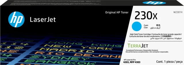HP 230X Cyan Original LaserJet Toner Cartridge Cyaan
