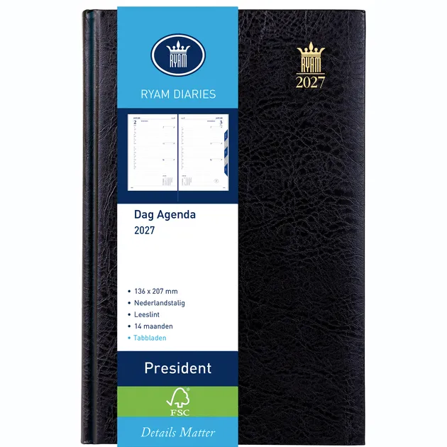 Ryam Agenda 2027 Ryam President Mundior 1dag/1pagina zwart