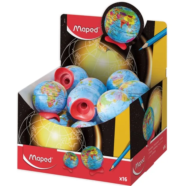 Maped Puntenslijper Maped Globe display á 16 stuks