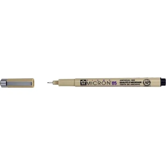 Sakura Fineliner Sakura Pigma Micron 05 0.45mm zwart