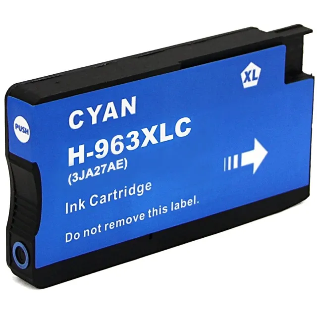 Inktkenners Inktcartridge Geschikt voor HP 963 / 963XL | 1x Cyaan Geschikt voor HP OfficeJet Pro 9010, 9012, 9013, 9014, 9015, 9016, 9018, 9019
