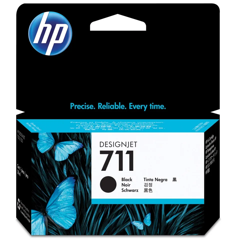 HP 711 zwarte inktcartridge, 38 ml (CZ129A), foto 2