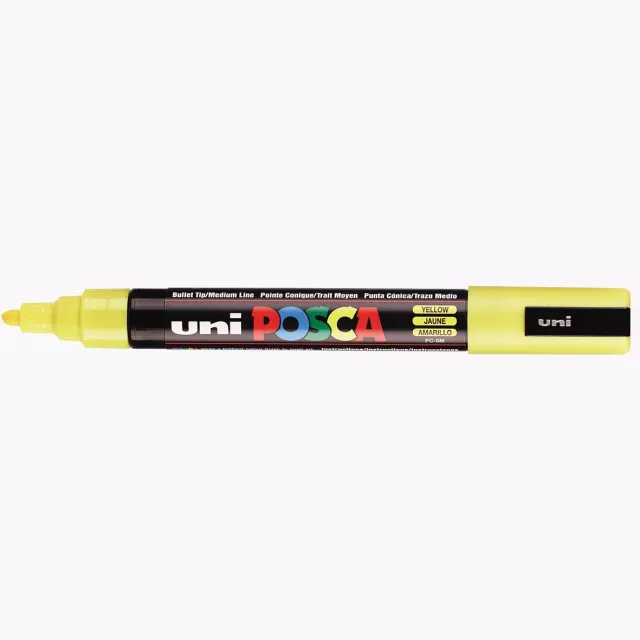 Uni POSCA paintmarker PC-5M, 1,8 - 2,5 mm, geel