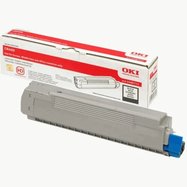 Oki Toner - zwart voor de C8600 / C8800 (6k)