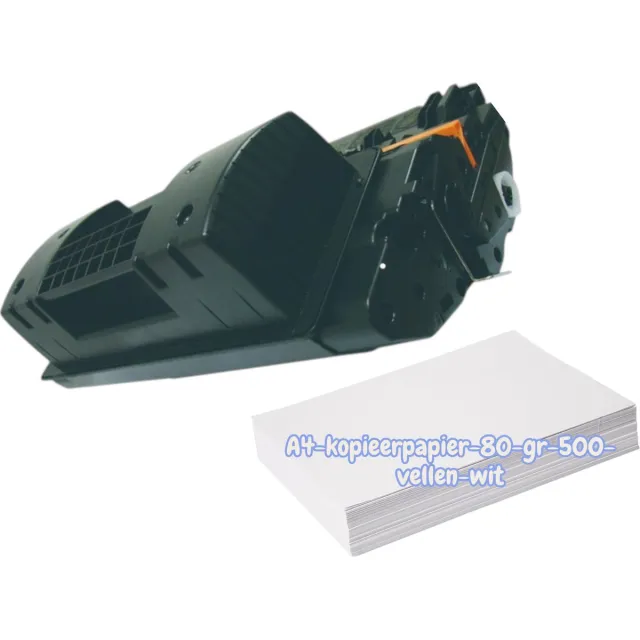 KATRIZ Huismerk Toner CC364X (HP 64X) – Zwart – 24.000 Pagina’s+ Kopieerpapier-A4-80GR-500vellen-wit | Geschikt voor HP Laserjet P4015N/P4015X / P4515N / P4515X