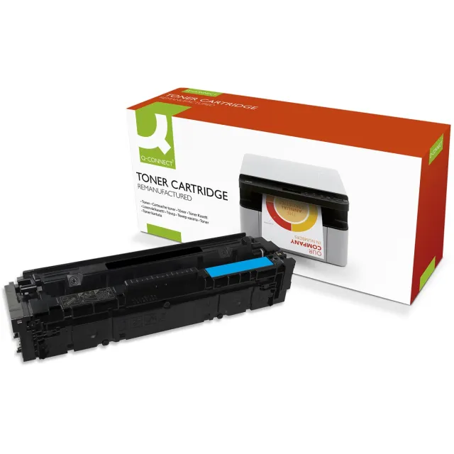 Q-Connect toner cyaan 1300 pagina's voor HP - OEM CF541A