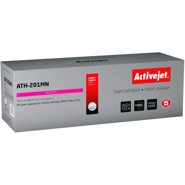 ActiveJet Toner Activejet ATH-201MN (replacement HP 201A CF403A; Supreme; 1 400 pages; Magenta) Paars
