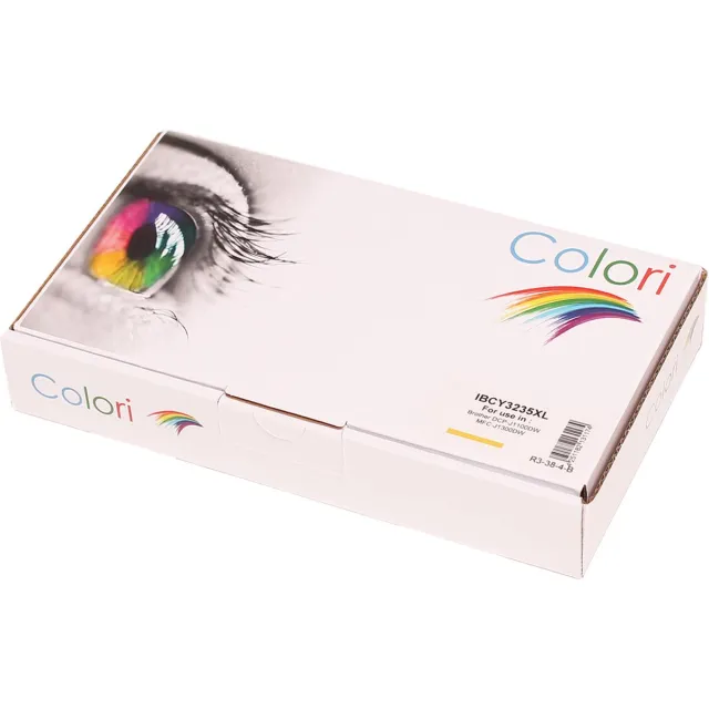 Colori huismerk inkt cartridge geschikt voor Brother LC-3235XL geel voor Brother DCP-J1100DW MFC-J1300DW