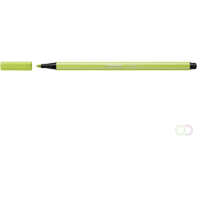 Stabilo Viltstift STABILO Pen 68/14 medium vleugje limoen