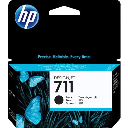 HP 711 zwarte inktcartridge, 38 ml (CZ129A) Geel