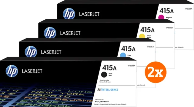 Hp 415A Toner Combo Pack (2 stuks)