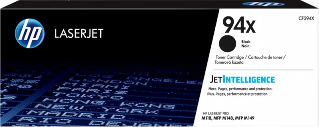 HP 94X Toner Zwart (Hoge Capaciteit) Zwart - HP 94X