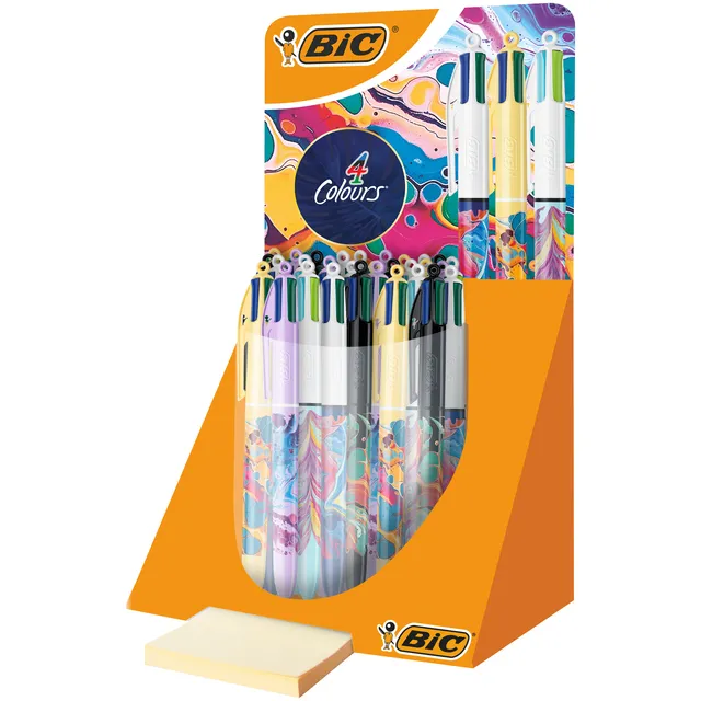 Bic Balpen Bic 4kleuren medium Hydro ass