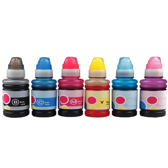 ABC huismerk set 6x fles navulinkt geschikt voor Canon GI-53 Pixma G550 Set 4 kleuren