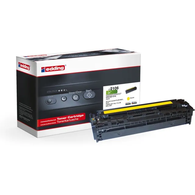 Edding Toner vervangt HP 131A (CF212A) Compatibel Geel 1800 bladzijden EDD-2106 18-2106
