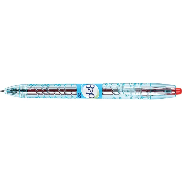 Pilot B2P gelroller, intrekbaar, medium punt, 0,4 mm, rood