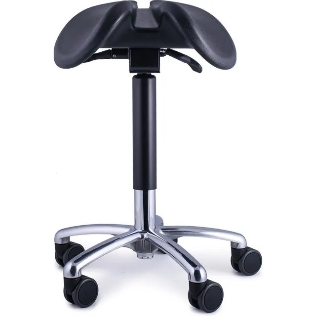 Firmseats Save My Back XL - Ergonomische kruk met split zadel zwart