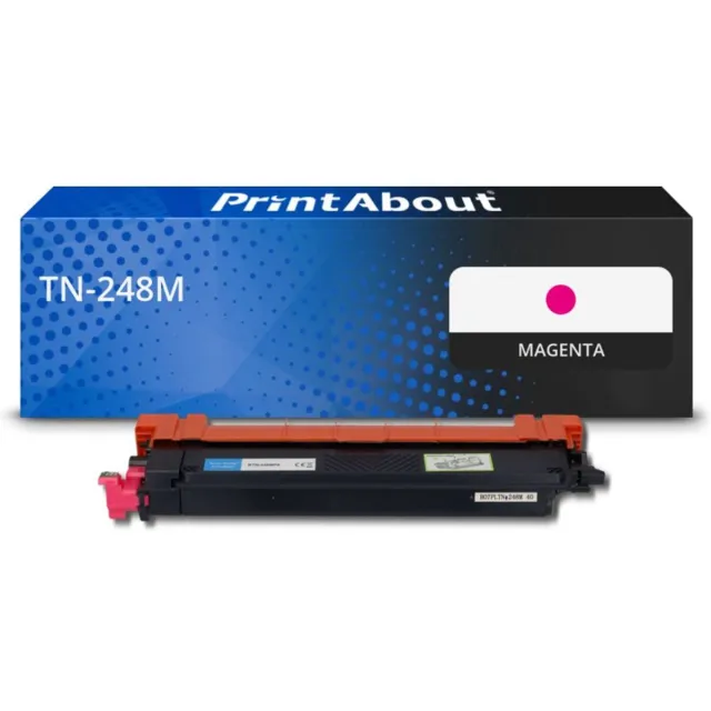 PrintAbout huismerk Toner TN-248M Magenta geschikt voor Brother