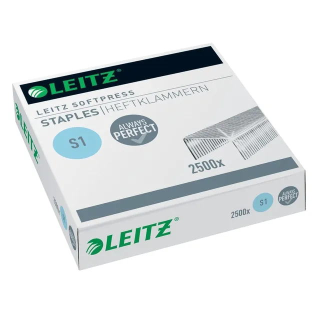 Leitz Nieten Leitz S1 Softpress verzinkt 2500 stuks