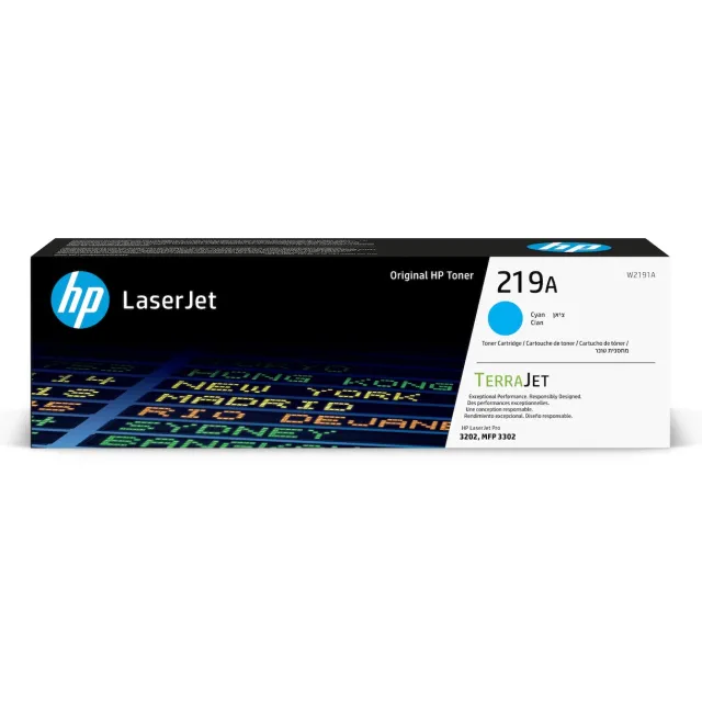 HP 219A tonercartridge cyaan Blauw