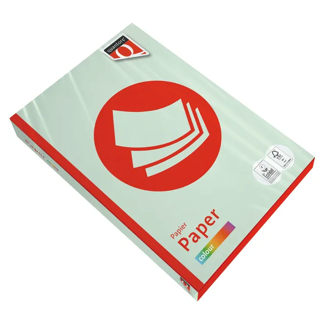 Quantore Kopieerpapier Quantore Colour A4 120gr lichtgroen 250 vel