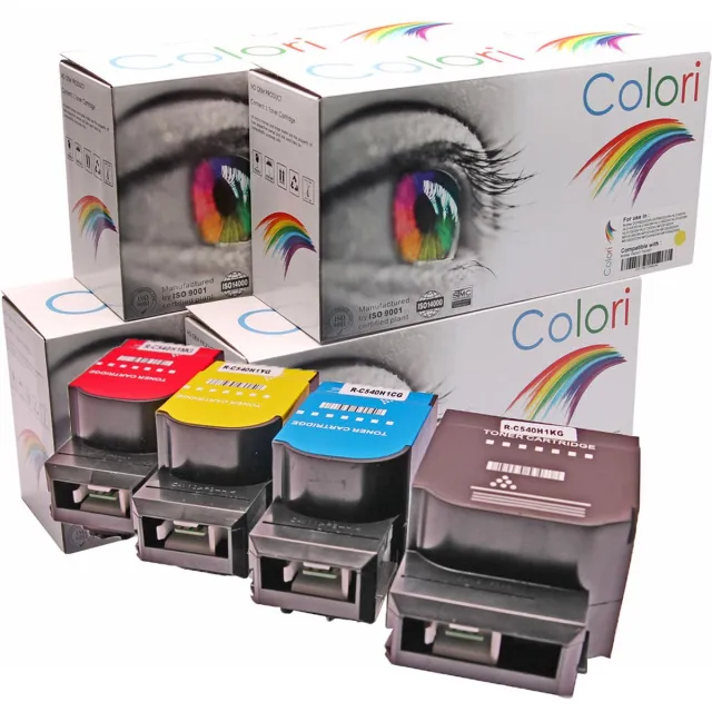 Colori Set 4x Colori huismerk toner geschikt voor Lexmark C540 C540N C543 C543DN C544 C544DN C544DTN C544DW C544N C546 C546DTN X543 X543DN X544 X544DN X544DTN X544DW X544N X546 X546DTN X548 X548DE X548DTE Set 4 kleuren