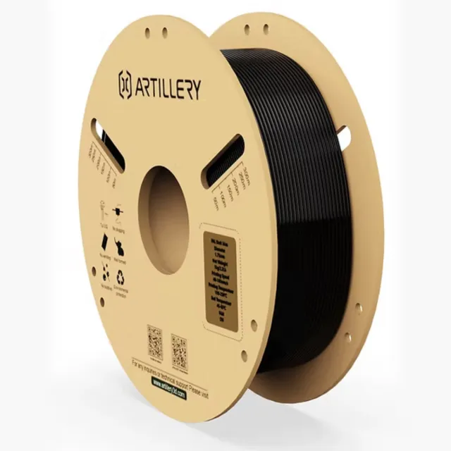 Artillery 3D Artillery PLA Filament Zwart 1.75mm met Spoel – 1kg 3D Printer Filament
