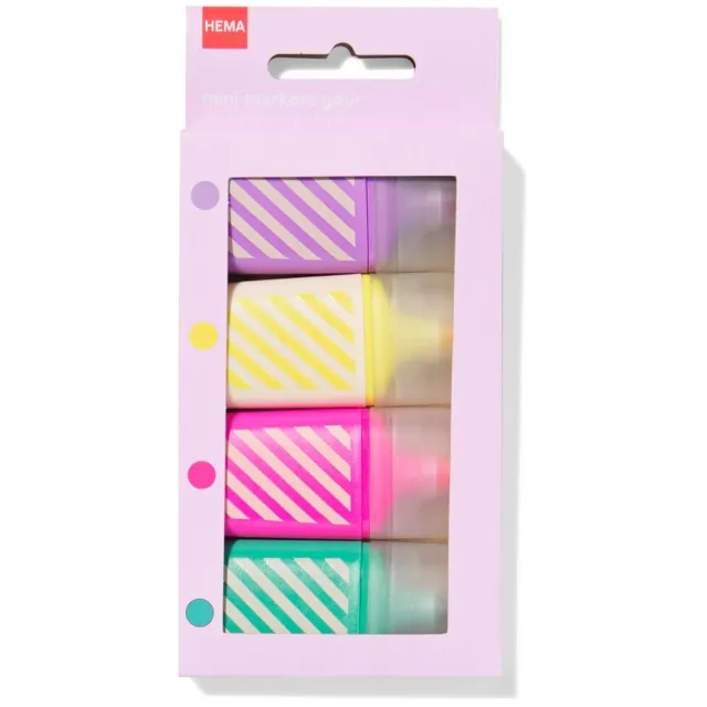 HEMA Mini markers met geur - 4 stuks