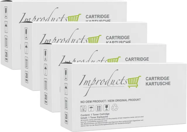 Improducts Alternatief voor HP 220X / 220A Toner - 4-pack (BK/C/M/Y) - W2200X/W2201X/W2202X/W2203X - Zwart, Cyaan, Magenta, Geel Multi