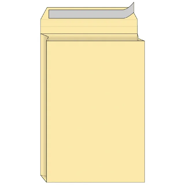 Quantore Envelop Quantore monsterzak 229x324x38mm zelfkl. creme 10 stuks
