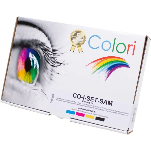 Colori Set 10x Colori huismerk inkt cartridge geschikt voor Canon PGI-5 CLI-8 Pixma IP-3300 IP-3500 IP-4200 IP-4200X IP-4300 IP-4500 IP-4500X IP-5200 IP-5200R IP-5300 IP-6600 IP-6600D IP-6700D IX-4000 IX4000R Set 4 kleuren