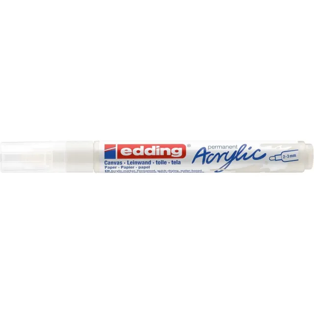 Edding Acrylmarker edding e-5100 medium verkeerswit