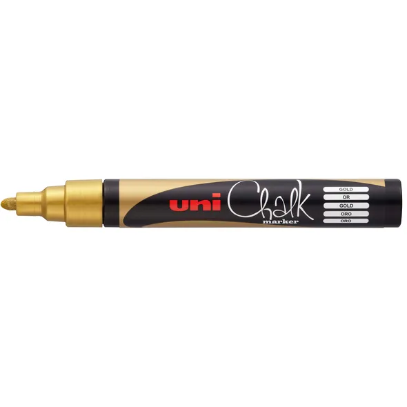 Uni-ball Krijtstift Uni-ball chalk rond 1.8-2.5mm goud