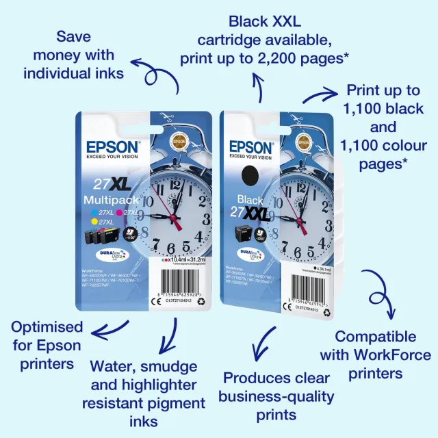 Epson 27 - Inktcartridge / Geel