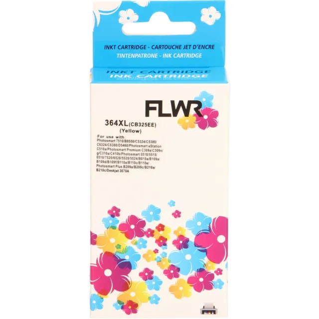 FLWR Cartridges / HP 364XL / geel / Geschikt voor HP