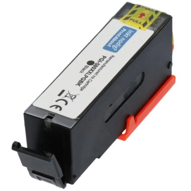PrintAbout huismerk Inktcartridge PGI-580 PGBK Zwart geschikt voor Canon