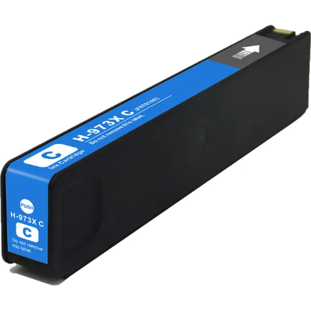 Inktkenners Inktcartridges Geschikt voor HP 973 | 1x Cyaan Geschikt voor HP Pagewide Pro 452dn, 452dw, 477dn, 477dw, 477dwt, 552dw, 577dw, 577z