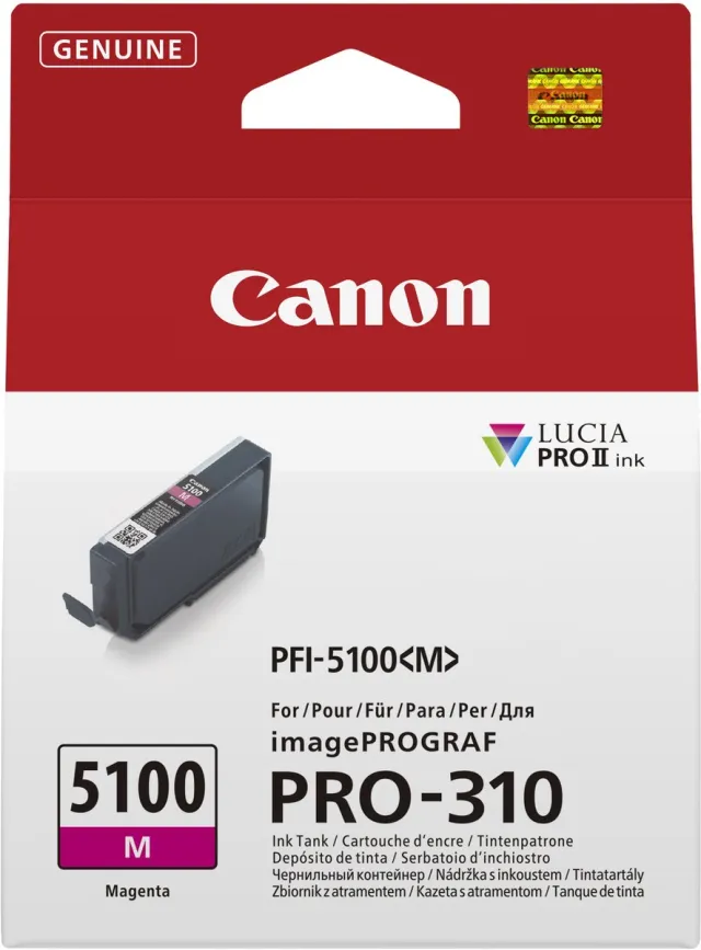 Canon PFI-5100 M inktcartridge 1 stuk(s) Origineel Magenta