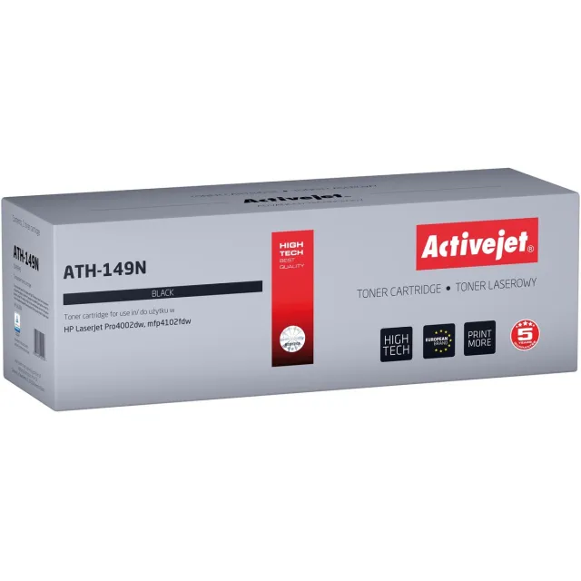 ActiveJet Serie - Zwarte Toner - 2900 Pagina's - HP 149A Vervanging - Nieuw
