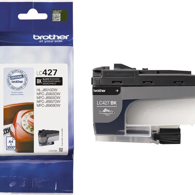 Brother Inkcartridge brother lc-427bk zwart - 5 stuks