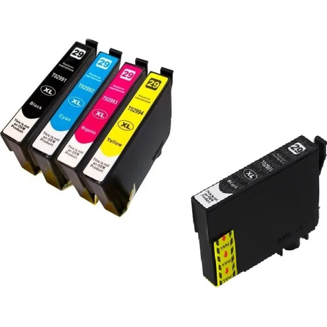 Ipexnl geschikt voor Epson Multipack inktcartridges (5 cartridges) Expression Home XP235, XP245, XP247, XP255, XP332, XP342, XP432, XP442, XP445, XP452 29XL T2991 T2992 T2993 T2994 Multi pack
